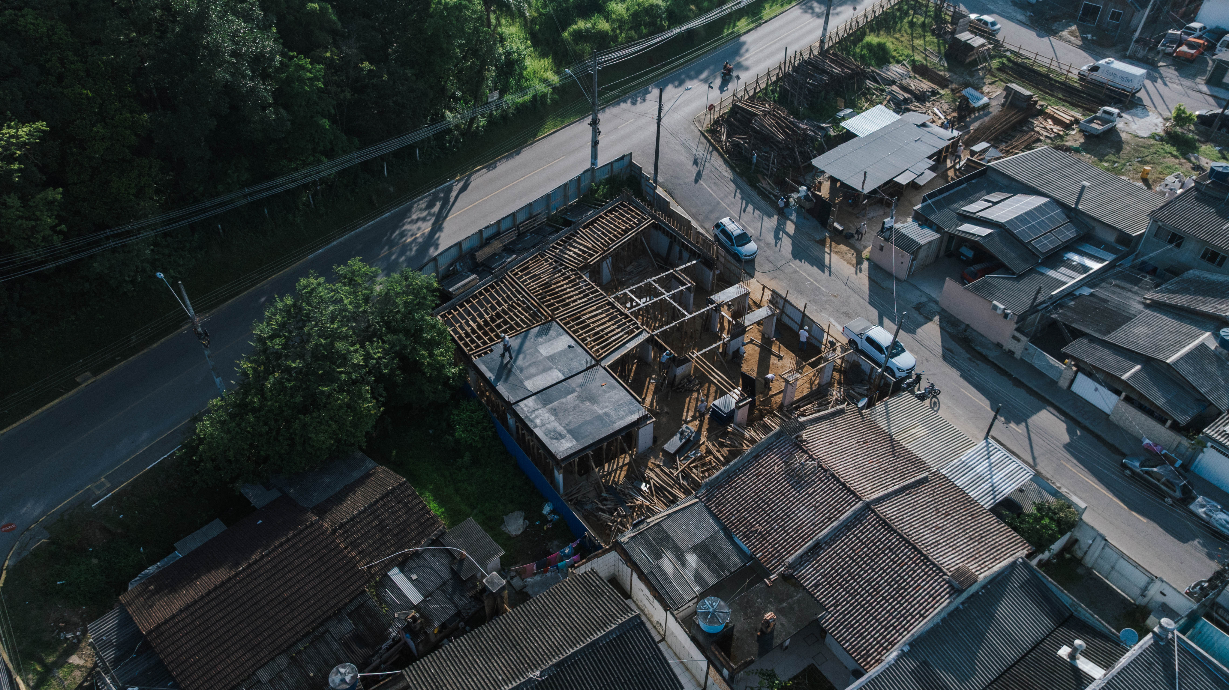Obra em andamento